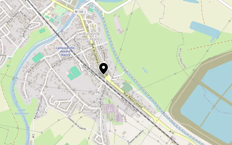 Plan d'accès au showroom L'Hôte Antic à Laneuveville-devant-Nancy (54410)